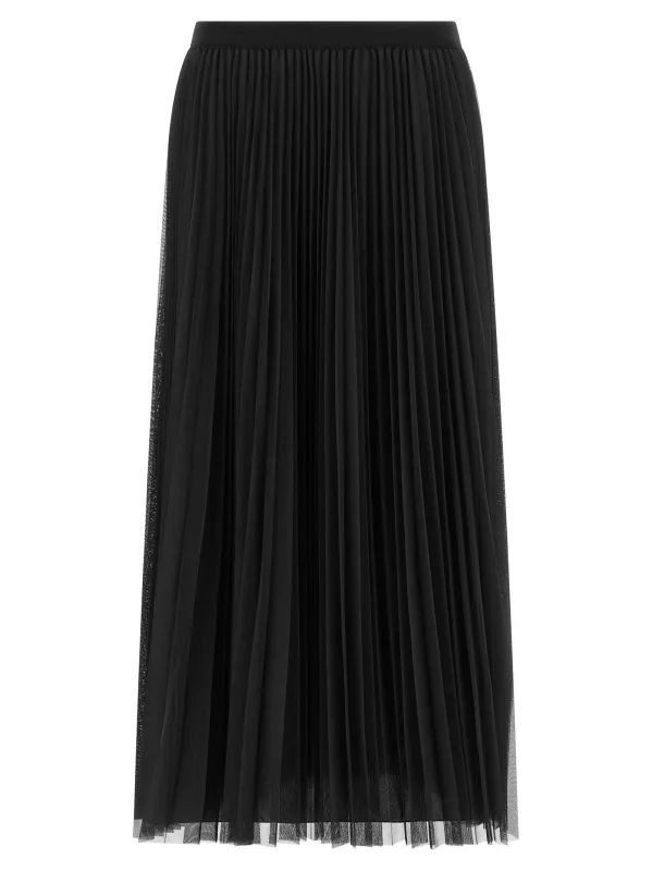 Tulle Pleated Skirt Skirts Blue made by Fabiana Filippi