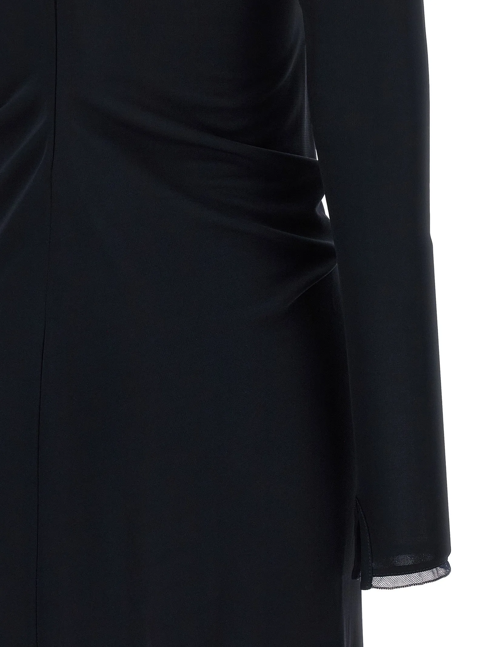 Draped Dress Dresses Blue sold by Wanan Luxury product image thumbnail 4