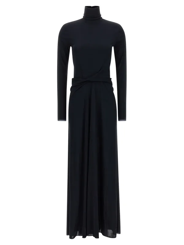 Draped Dress Dresses Blue made by Fabiana Filippi