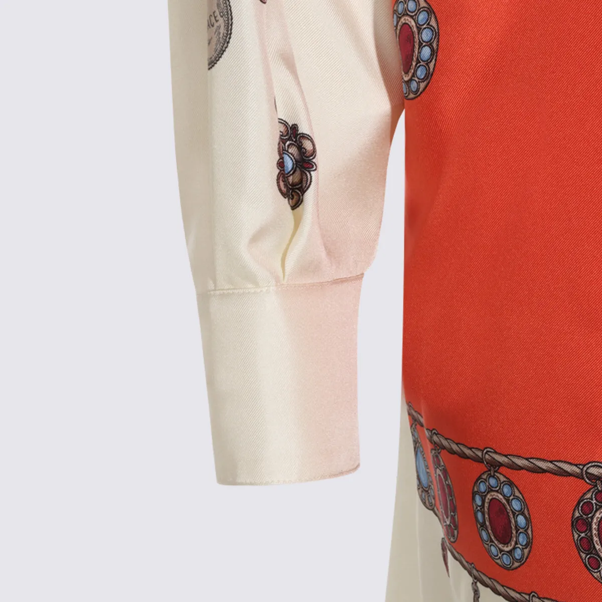 Dresses Orange/White/Gold sold by Wanan Luxury product image thumbnail 4
