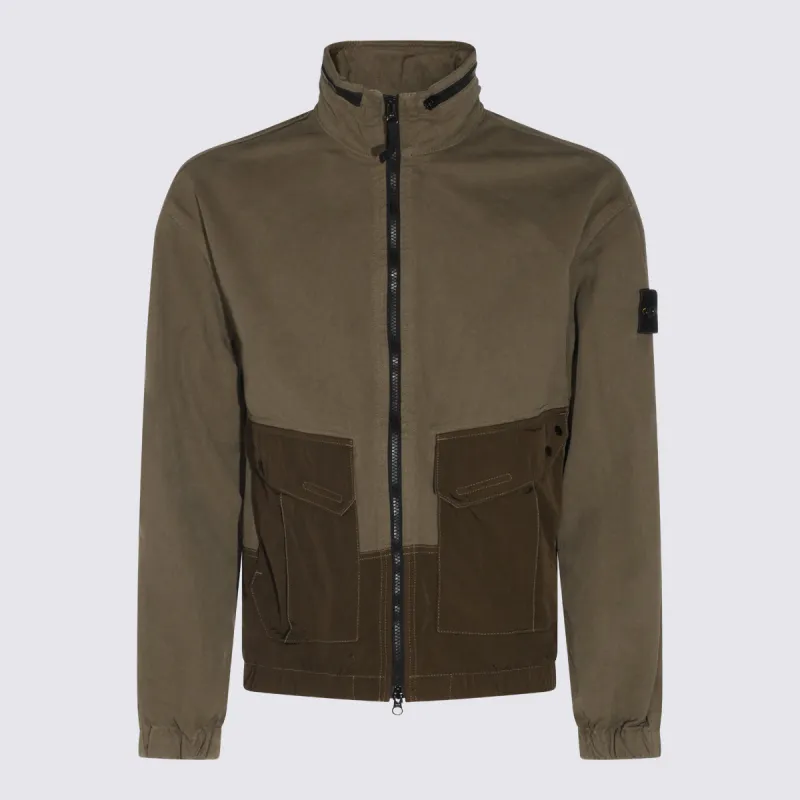 Jackets Military Green made by Stone Island