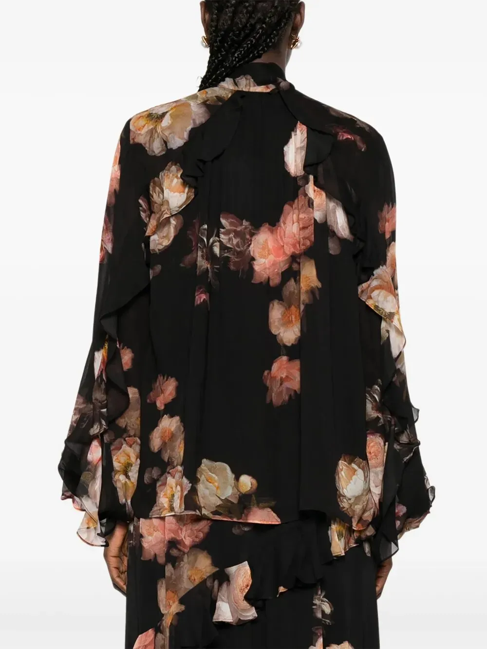 Hypnotic Ruffled Blouse sold by Wanan Luxury product image thumbnail 5