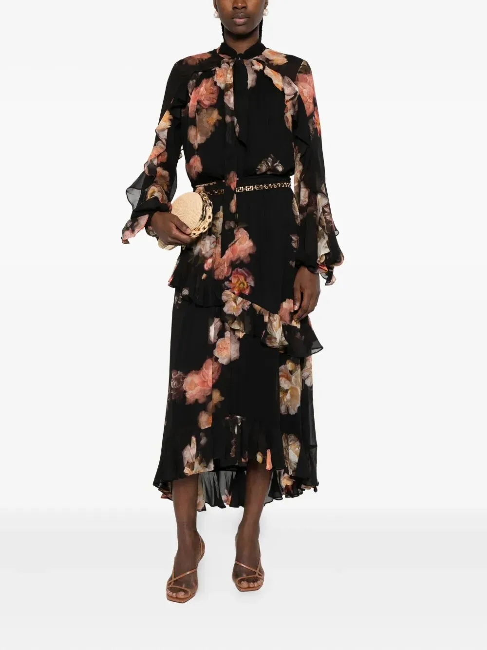 Hypnotic Ruffled Blouse sold by Wanan Luxury product image thumbnail 4