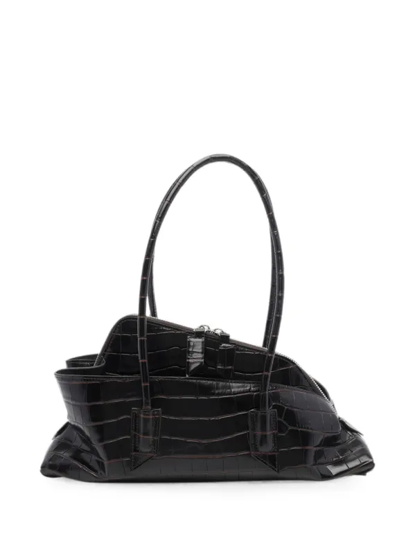 La Passeggiata Small Leather Shoulder Bag made by The Attico