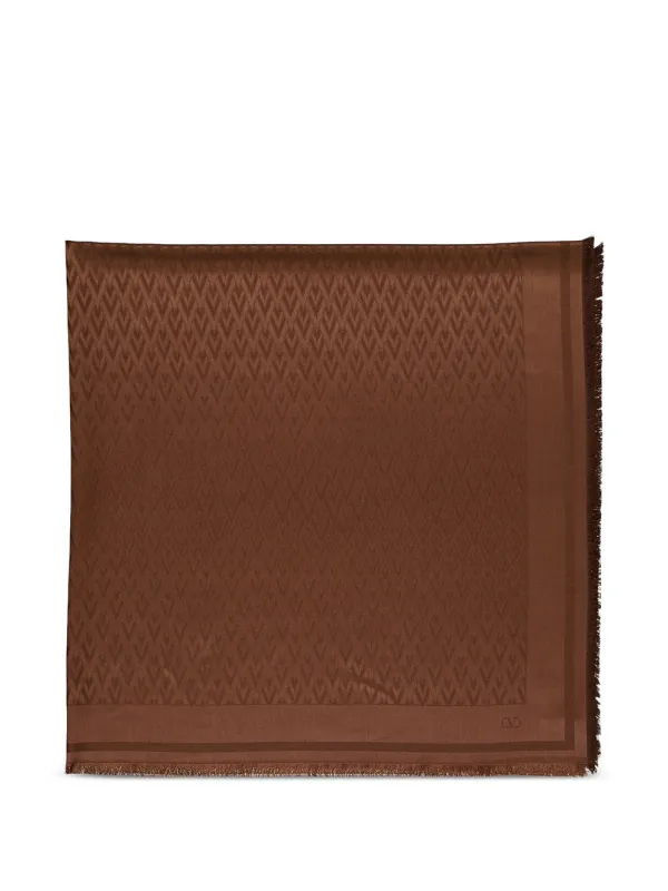 Toute La V Wool And Silk Shawl made by Valentino Garavani
