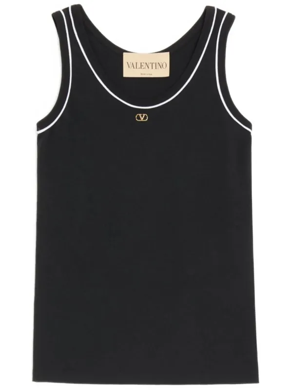Cotton Jersey Top made by Valentino Garavani