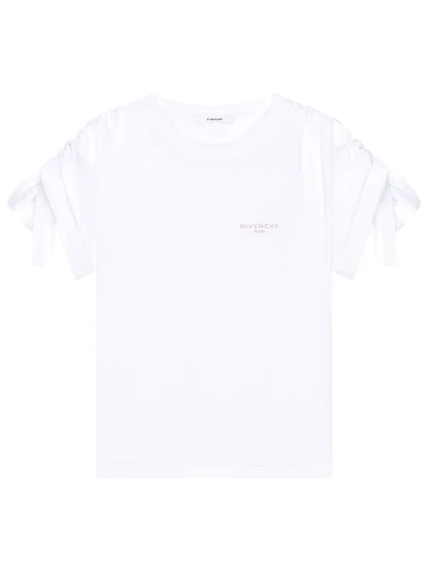 T-Shirt In Cotton With Bows made by Givenchy