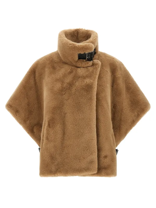 Cape Fur Beige made by Pinko
