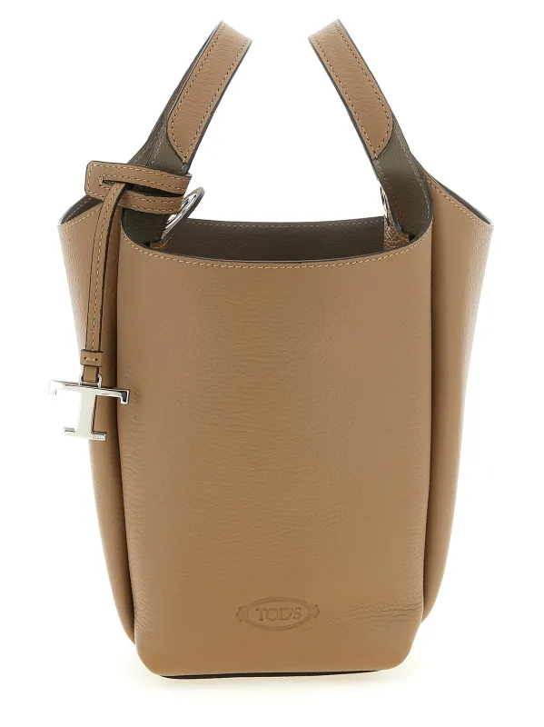 T Timeless Hand Bags Brown made by Tod's