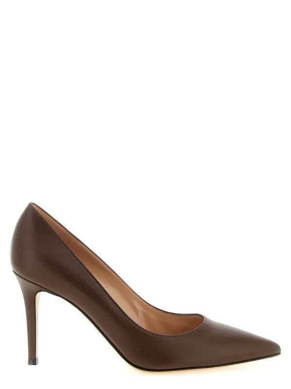 Gianvito Pumps Brown made by Gianvito Rossi