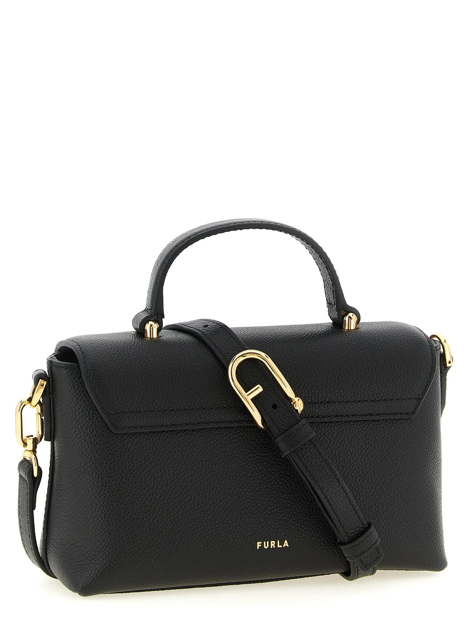 Furla Moonlight Hand Bags Black sold by Wanan Luxury product image thumbnail 2