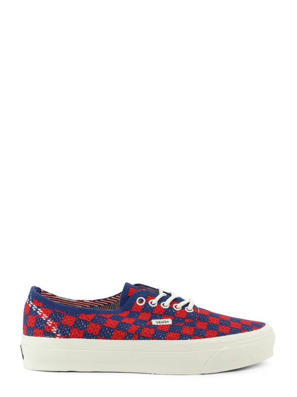 Lx Authentic 44 Fabric Sneakers With Checkerboard Pattern made by Vans