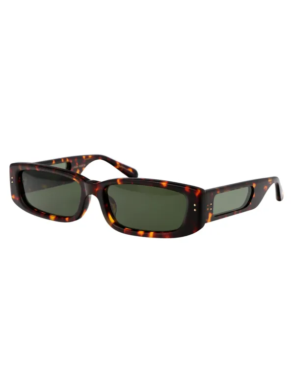 TALITA RECTANGULAR Sunglasses made by Linda Farrow