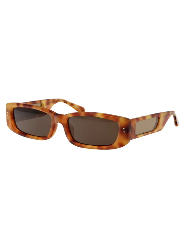 TALITA RECTANGULAR Sunglasses made by Linda Farrow