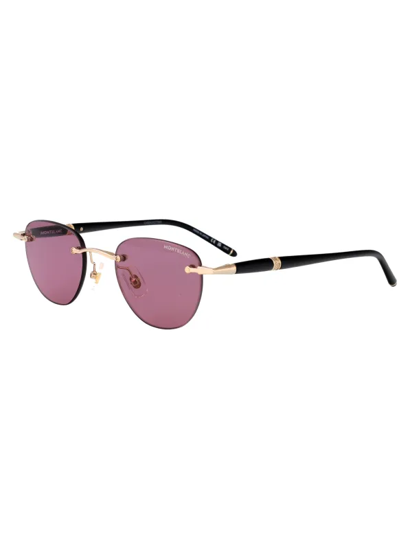 MB0412S ROUND Sunglasses made by Mont Blanc