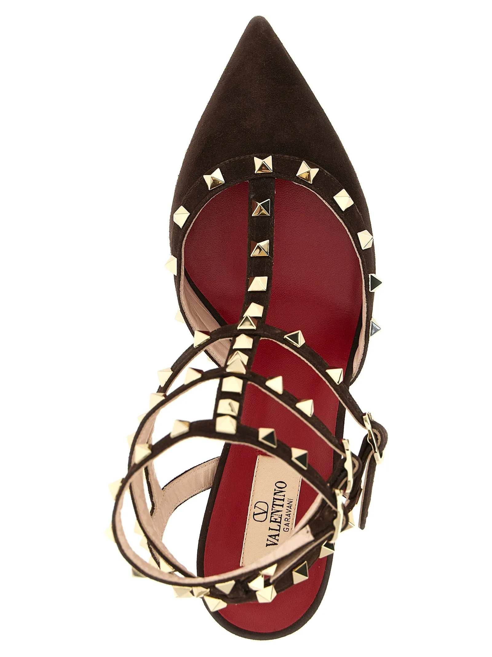 Rockstud Pumps Brown sold by Wanan Luxury product image thumbnail 4