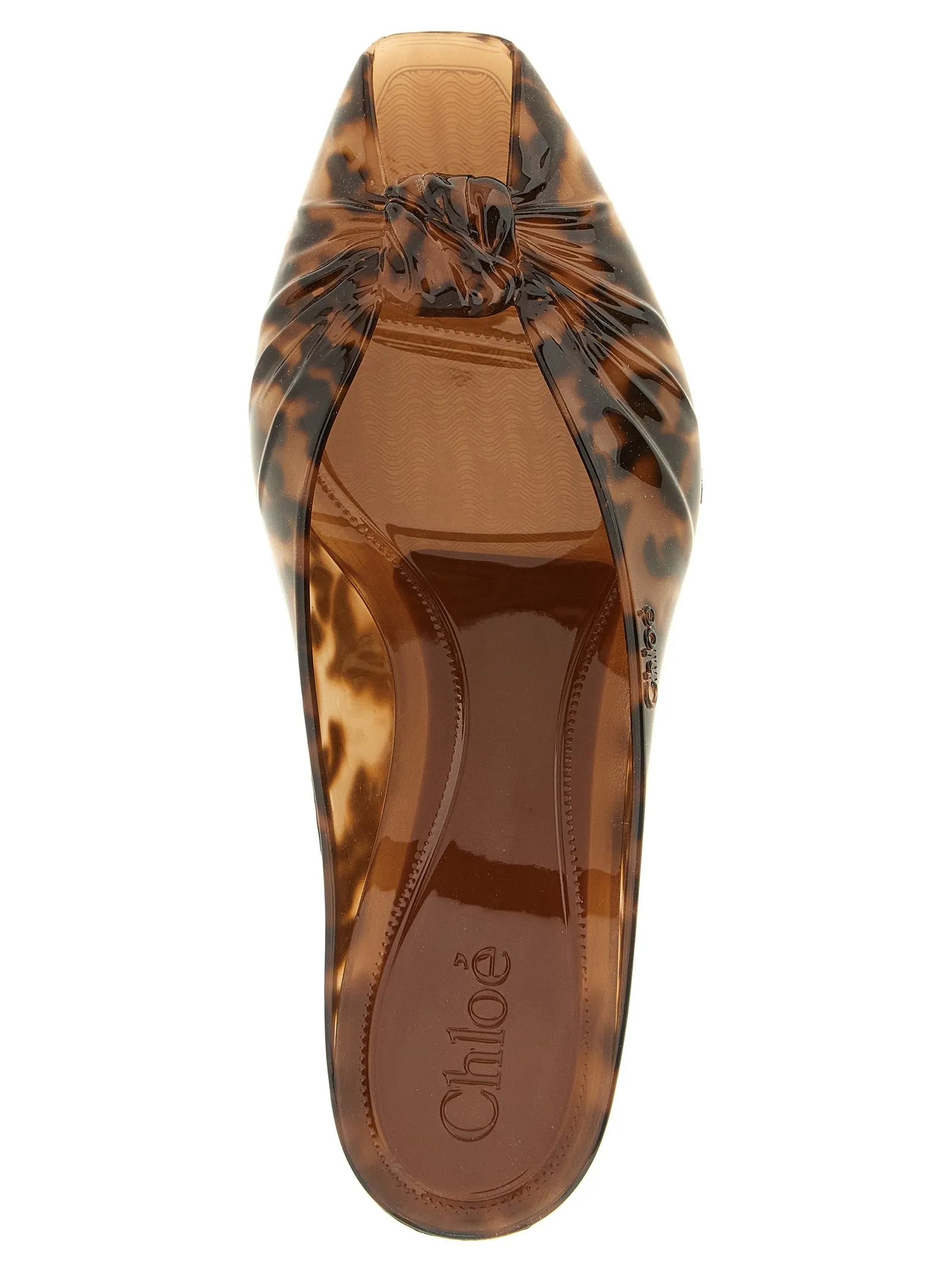 Sabot Jelly Pumps Brown sold by Wanan Luxury product image thumbnail 4