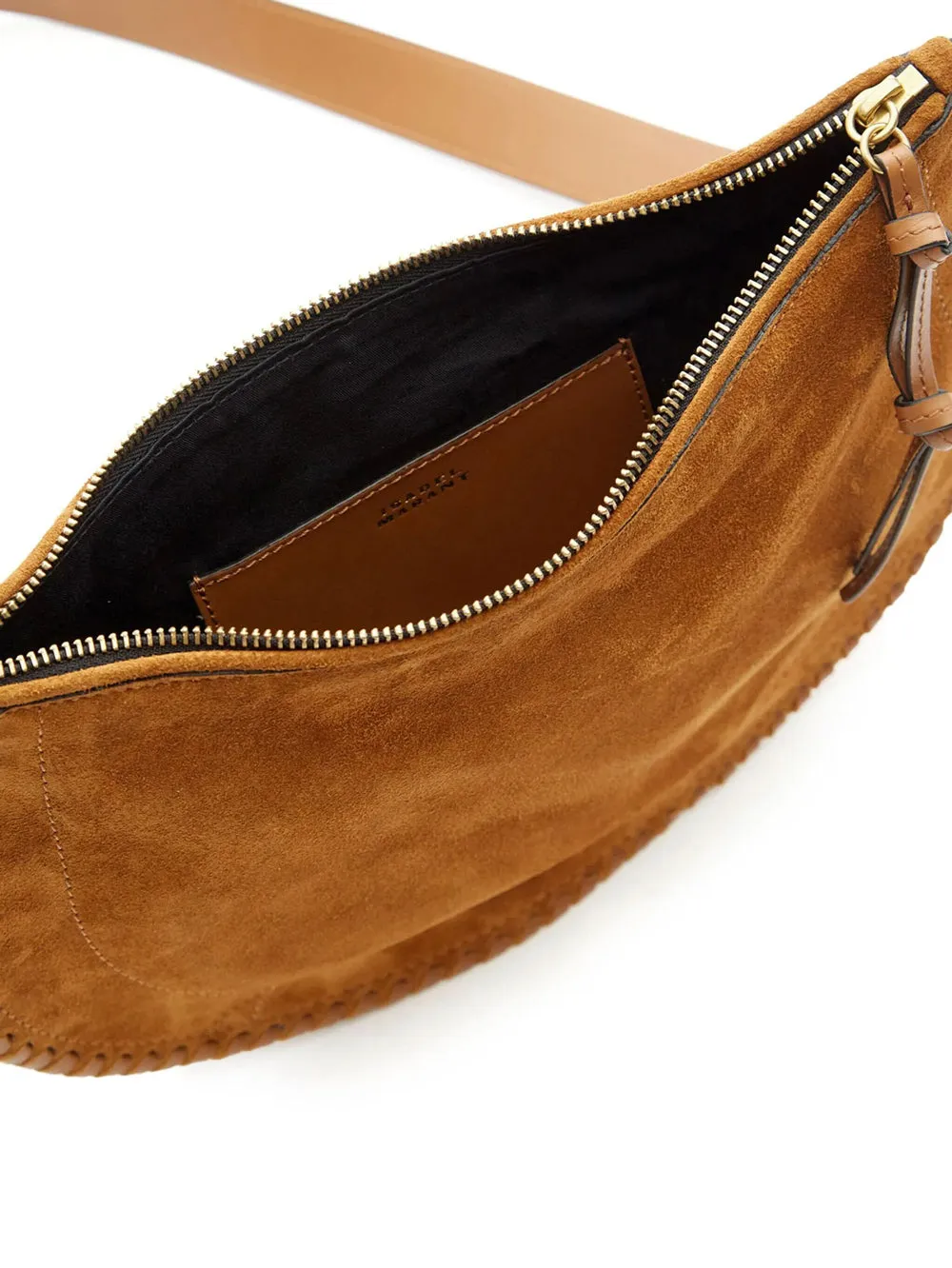 Oskan Soft Zipped Bag In Braided Suede Leather sold by Wanan Luxury product image thumbnail 5