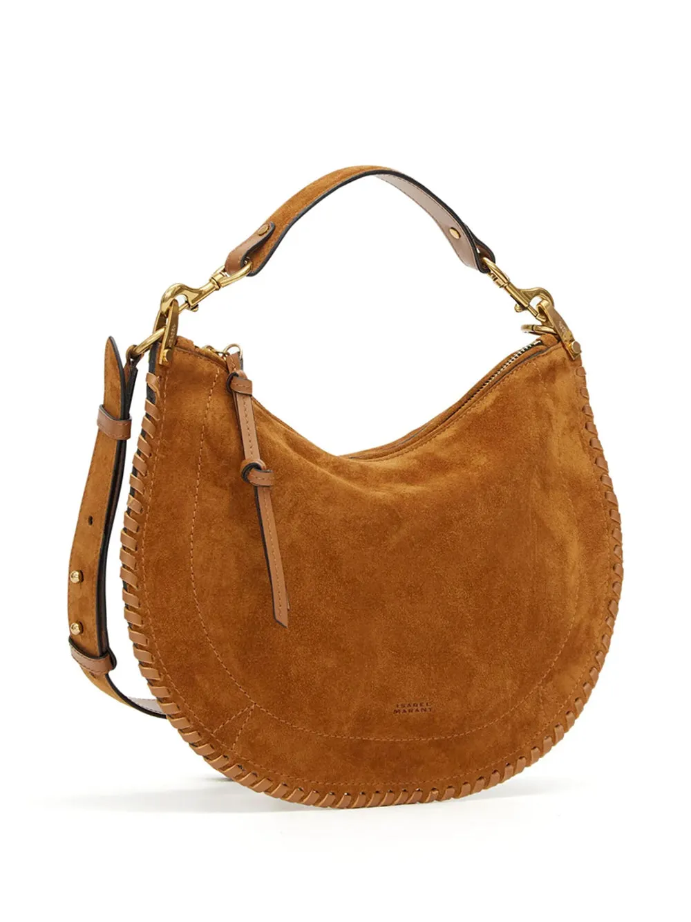 Oskan Soft Zipped Bag In Braided Suede Leather sold by Wanan Luxury product image thumbnail 4