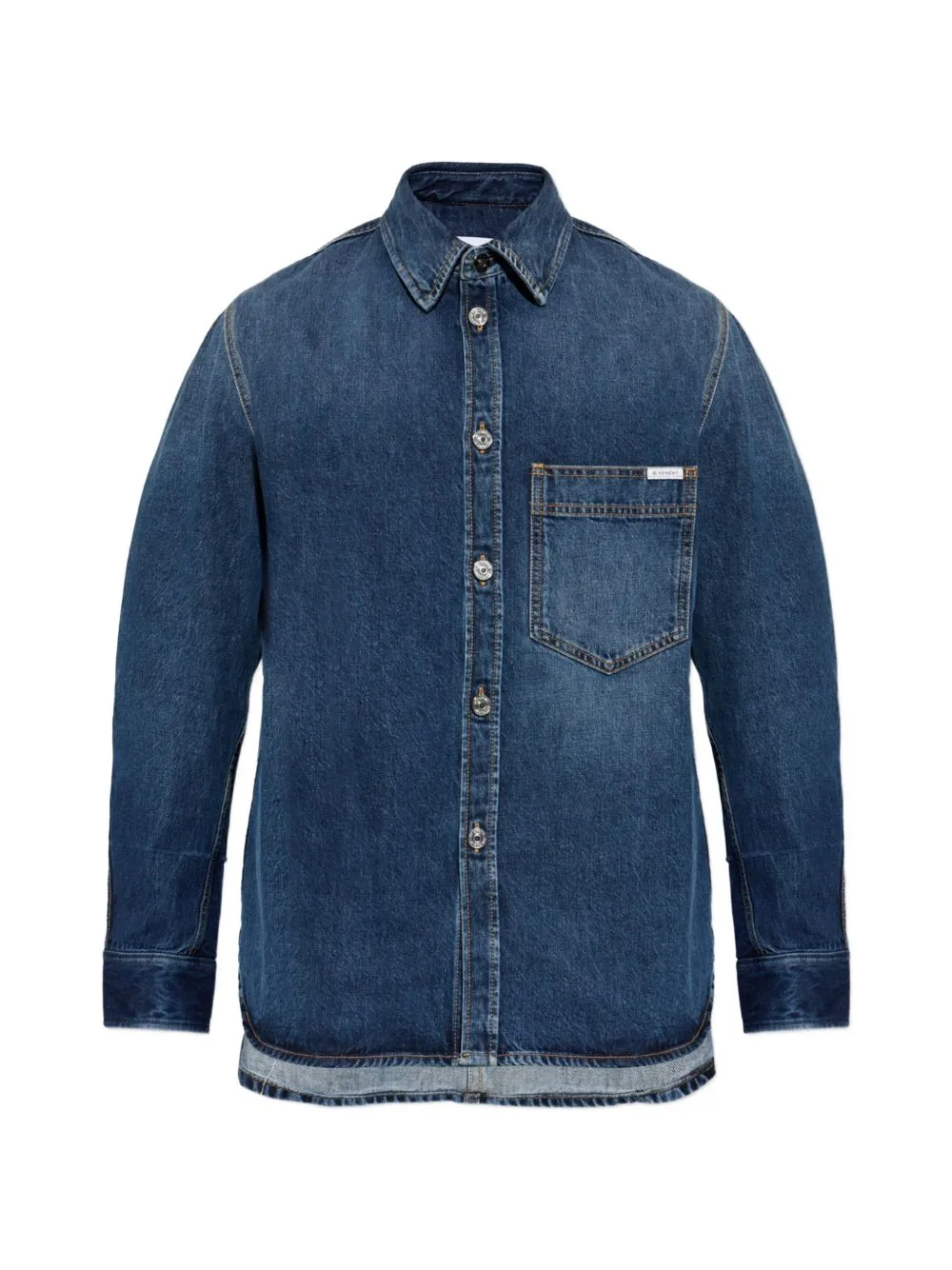 Denim Cotton Shirt sold by Wanan Luxury