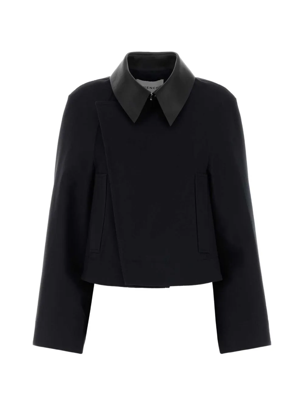 Cotton And Wool Blend A-Line Jacket sold by Wanan Luxury