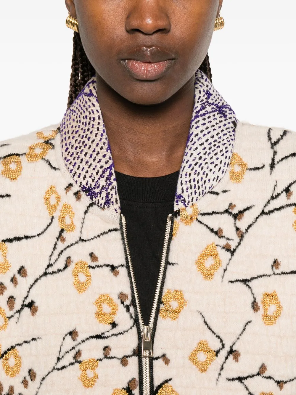 Jacquard Bomber Jacket sold by Wanan Luxury product image thumbnail 5