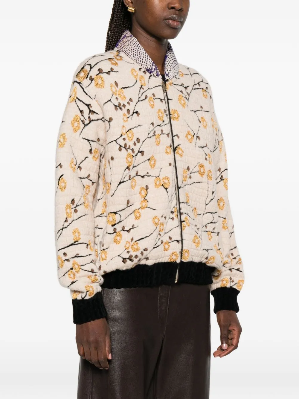 Jacquard Bomber Jacket sold by Wanan Luxury product image thumbnail 2