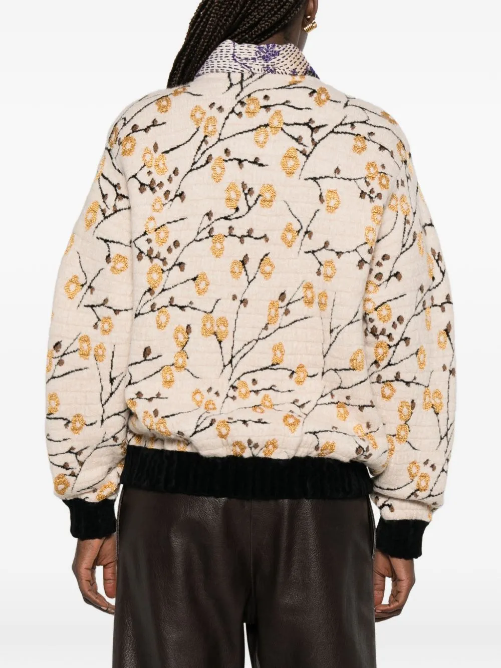 Jacquard Bomber Jacket sold by Wanan Luxury product image thumbnail 4