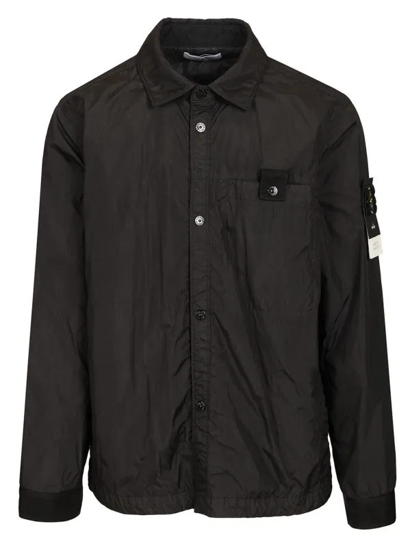 Coach Jackets Black made by Stone Island
