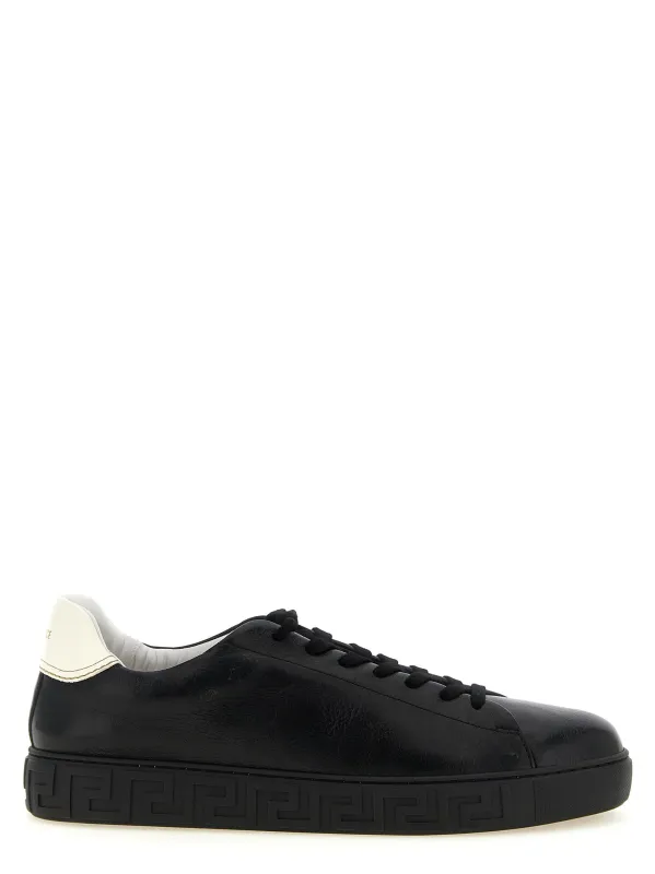 Greca Sneakers White/Black made by Versace