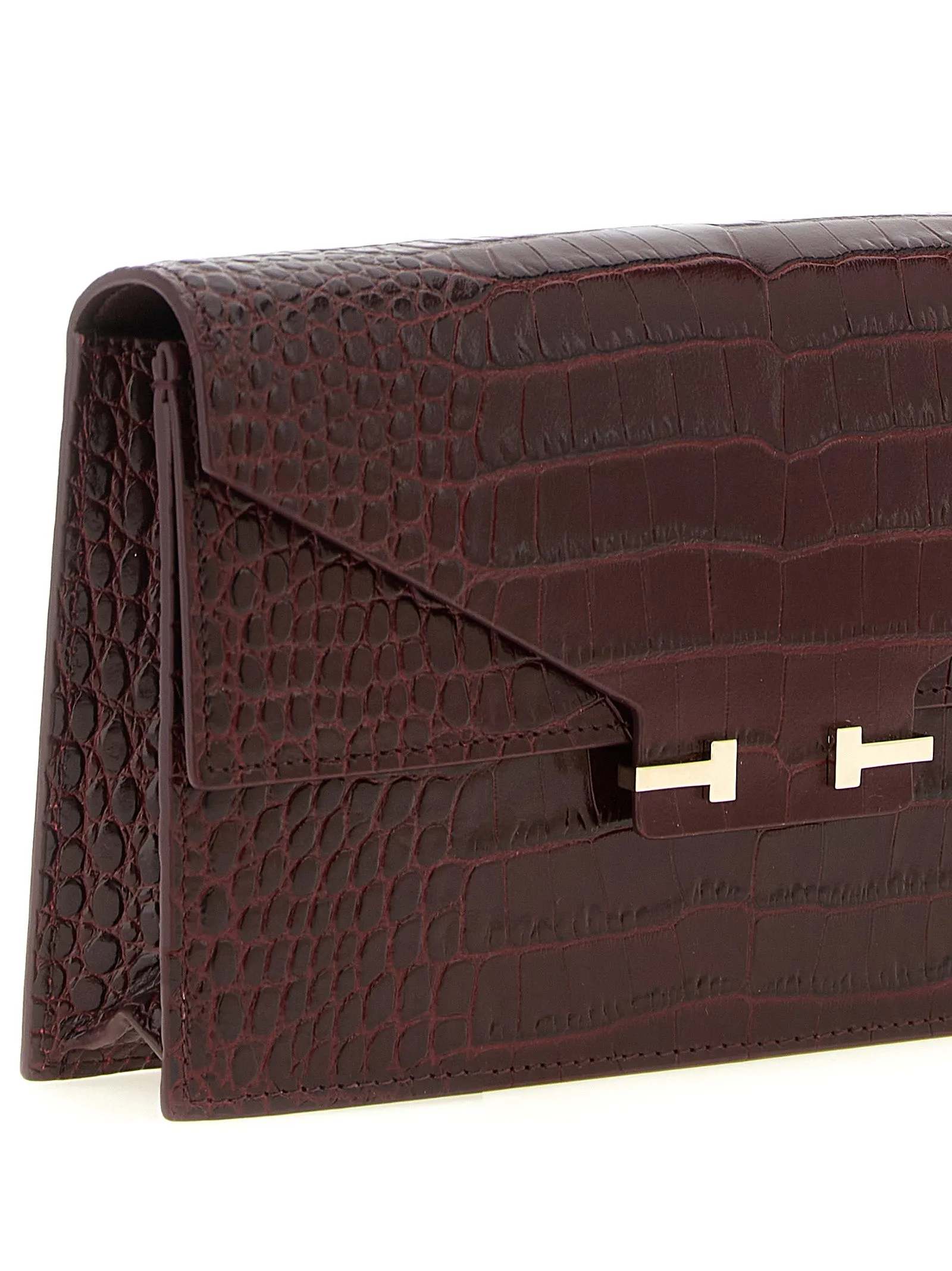 Aube Clutch Bordeaux sold by Wanan Luxury product image thumbnail 3