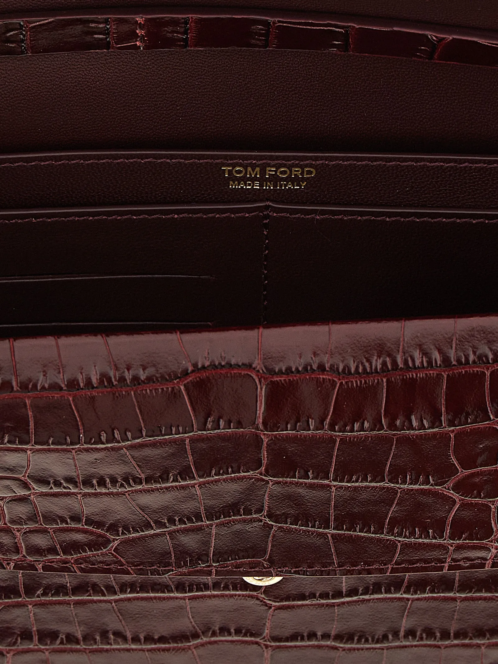 Aube Clutch Bordeaux sold by Wanan Luxury product image thumbnail 4