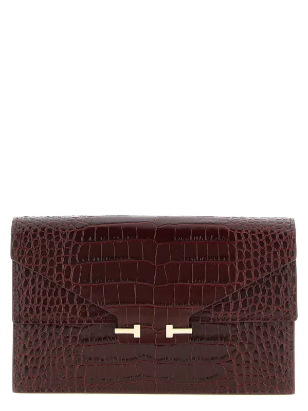 Aube Clutch Bordeaux made by Tom Ford