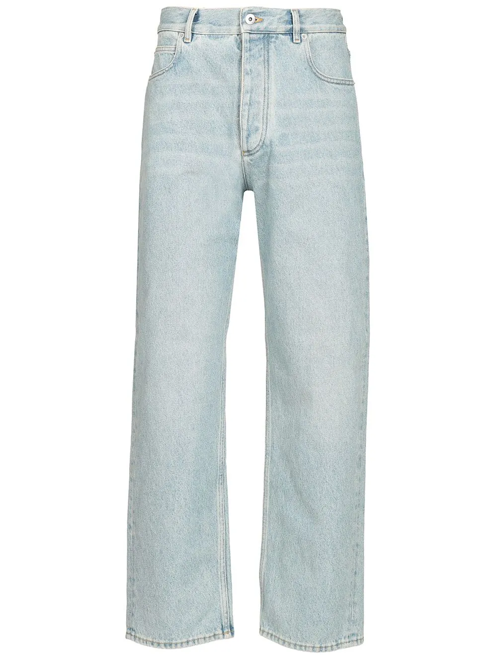 Sky Bleached Wide Leg Jeans Light Blue sold by Wanan Luxury