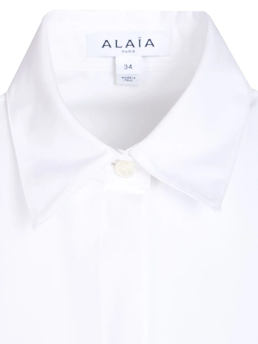Asymmetrical Shirt Shirts White sold by Wanan Luxury product image thumbnail 4