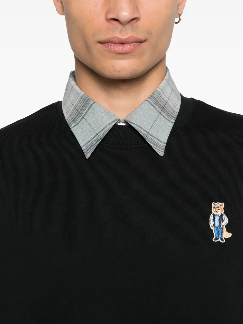 Dressed Fox Cotton Crewneck Sweatshirt sold by Wanan Luxury product image thumbnail 3