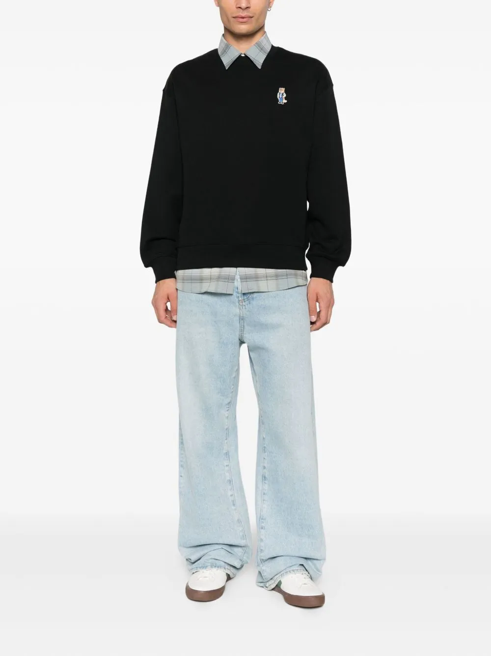 Dressed Fox Cotton Crewneck Sweatshirt sold by Wanan Luxury product image thumbnail 2