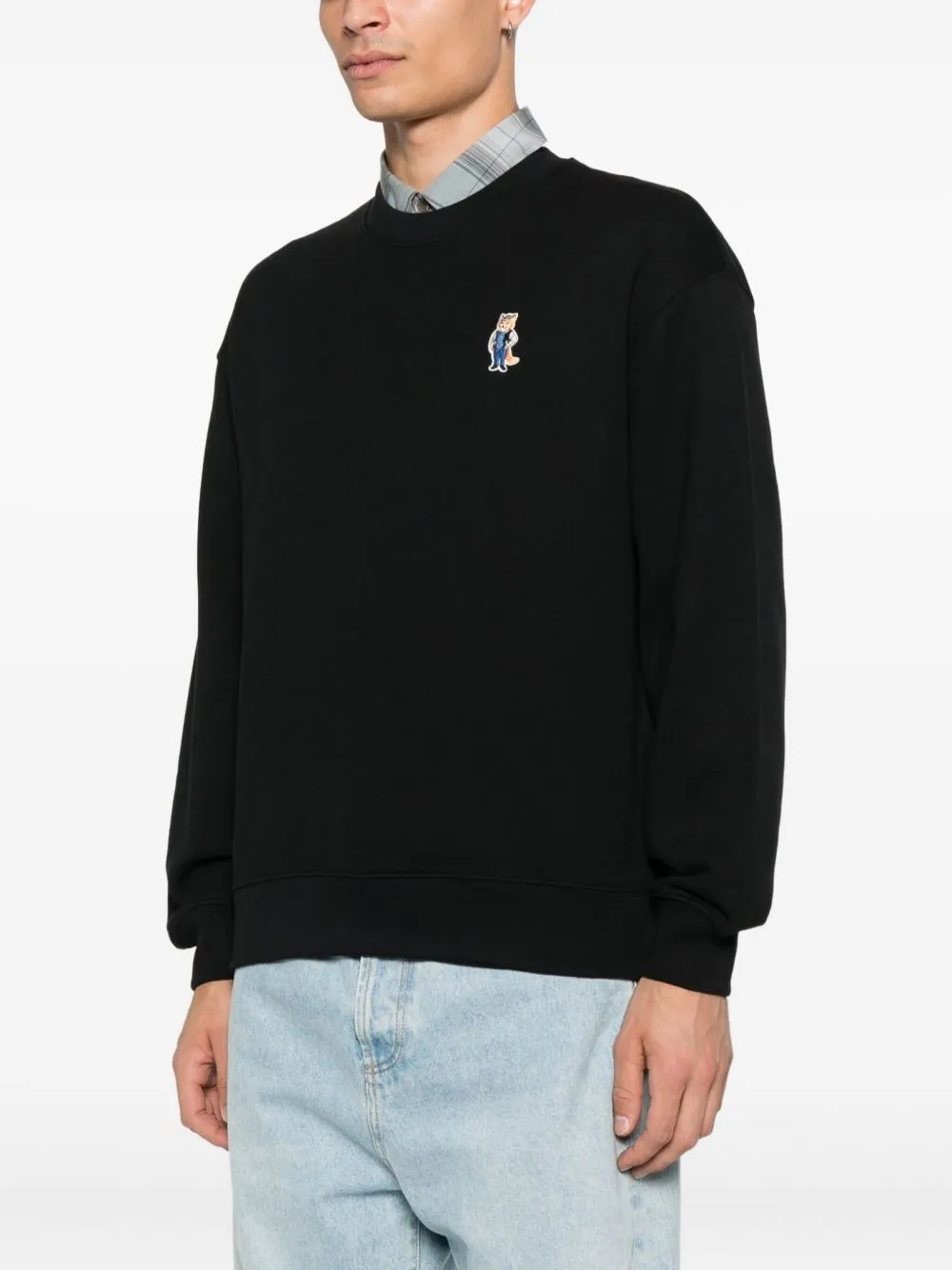 Dressed Fox Cotton Crewneck Sweatshirt sold by Wanan Luxury product image thumbnail 5