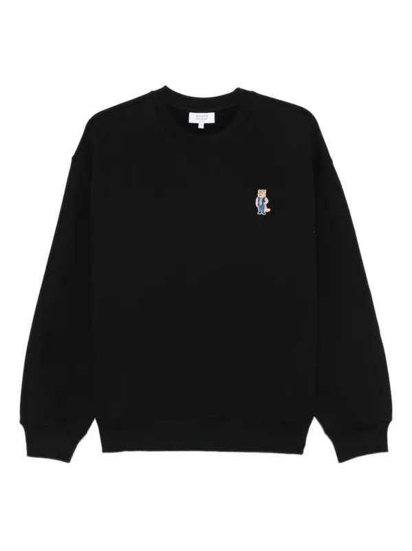 Dressed Fox Cotton Crewneck Sweatshirt made by MAISON KITSUNE
