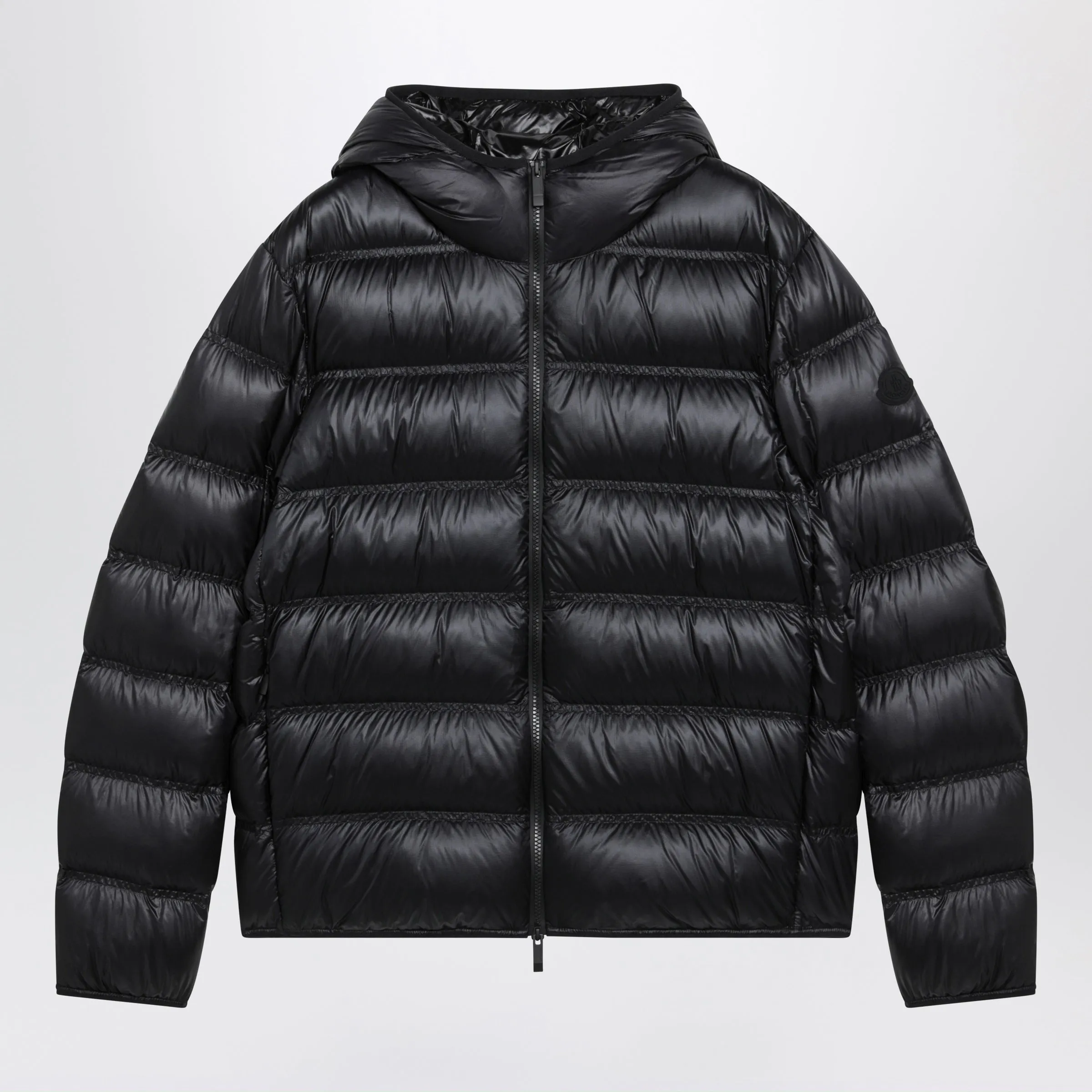 Guadiana Hooded Nylon Down Jacket In Black sold by Wanan Luxury