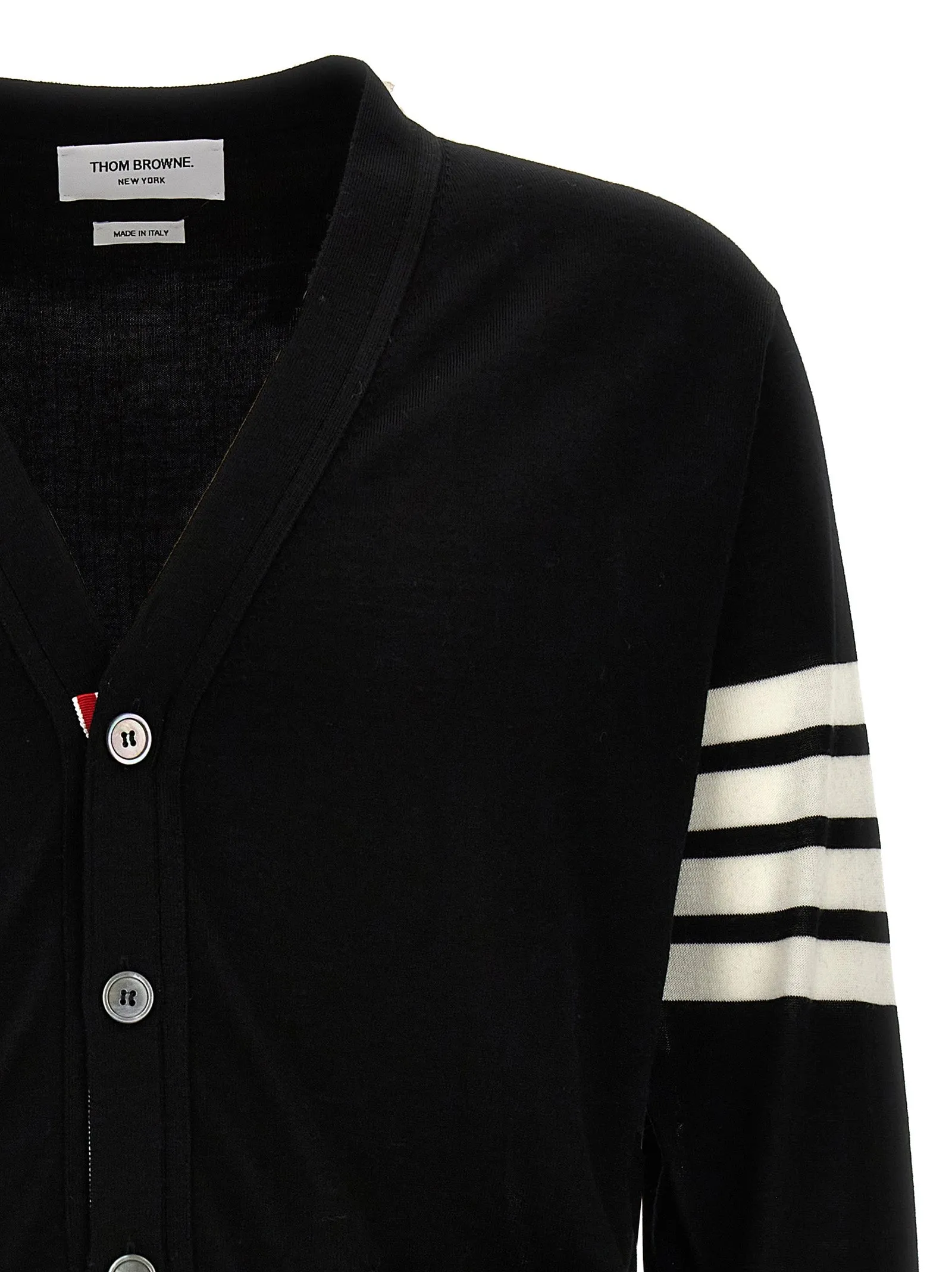 Merino Wool Cardigan Sweaters And Cardigans Black sold by Wanan Luxury product image thumbnail 3