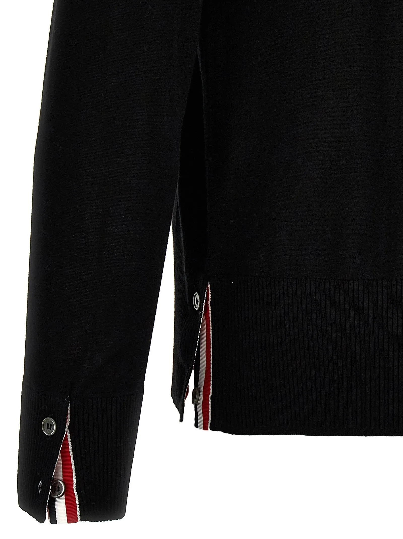 Merino Wool Cardigan Sweaters And Cardigans Black sold by Wanan Luxury product image thumbnail 4