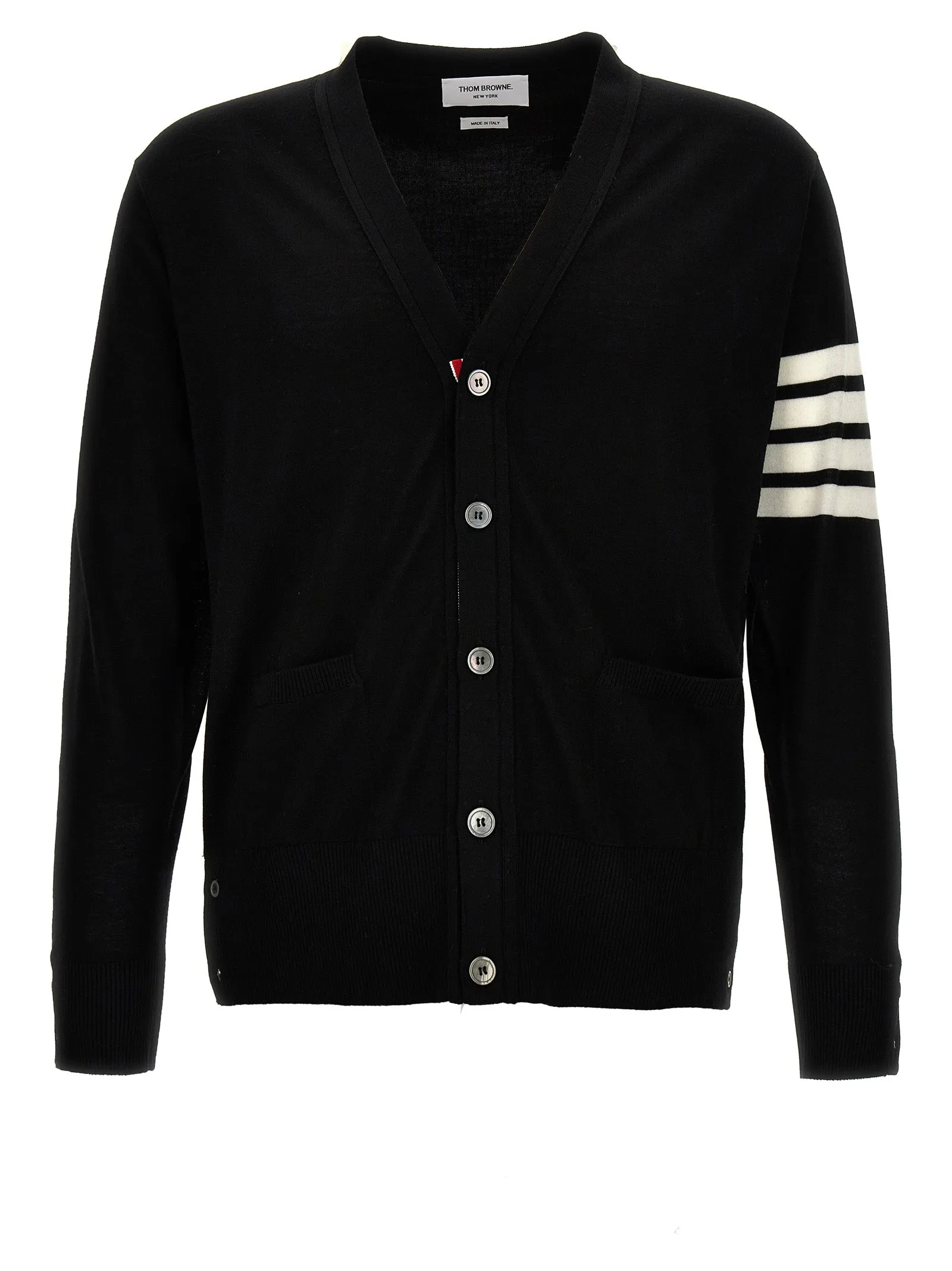 Merino Wool Cardigan Sweaters And Cardigans Black sold by Wanan Luxury