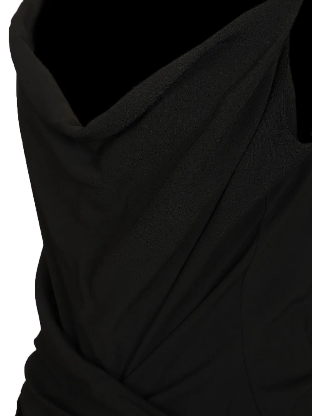Long Draped Cady Dress Black sold by Wanan Luxury product image thumbnail 5