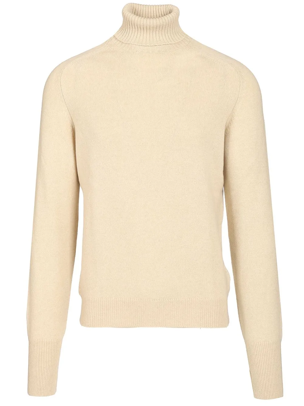 High Neck Sweater Knitwear Beige sold by Wanan Luxury