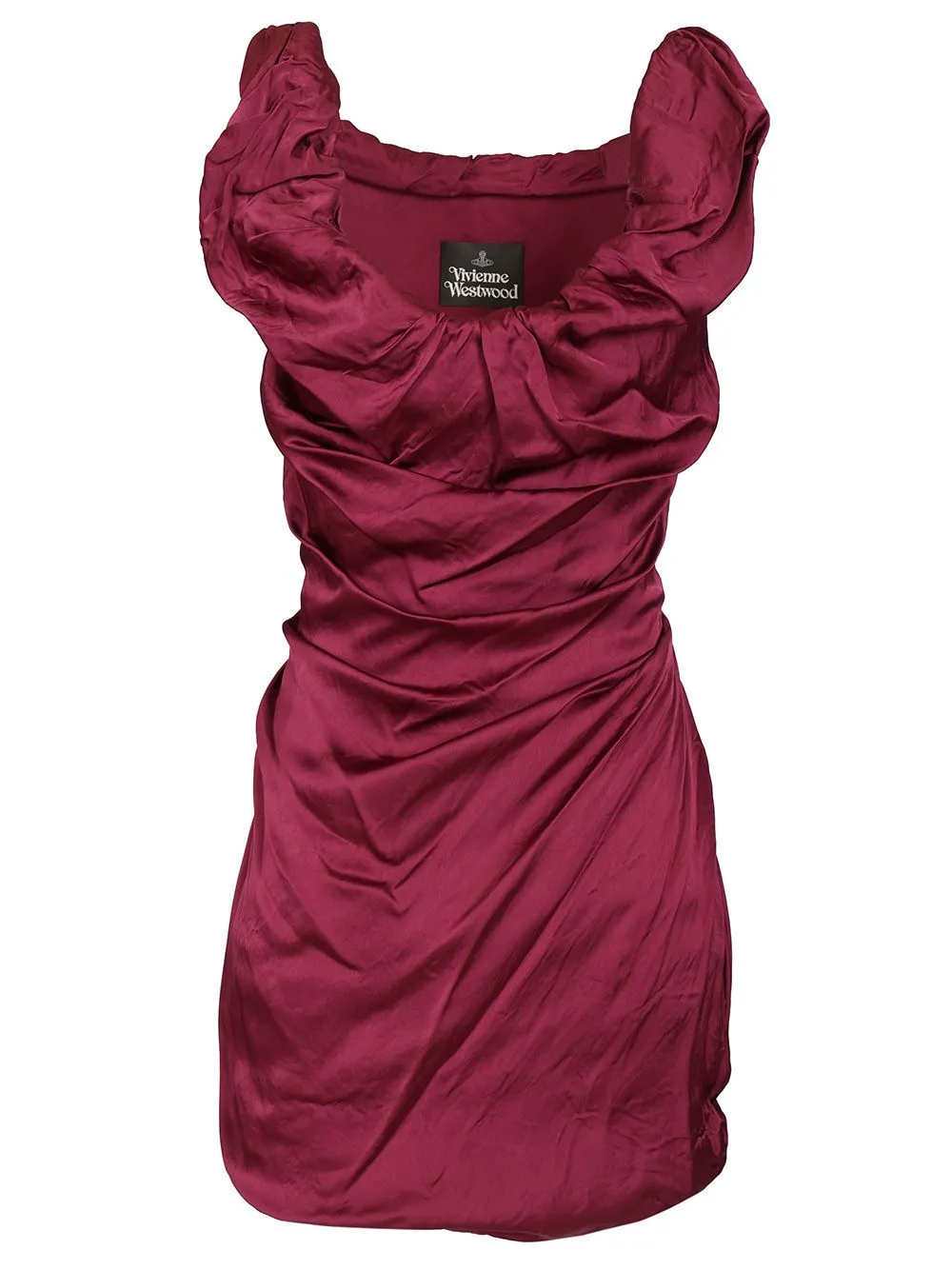 Twisted Ginnie Mini Dress Bordeaux sold by Wanan Luxury