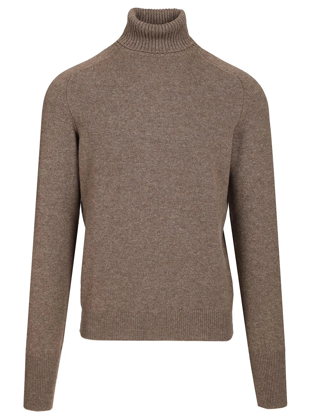 High Neck Sweater Knitwear Brown sold by Wanan Luxury