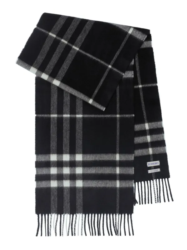Check Cashmere Scarf made by Wanan Luxury