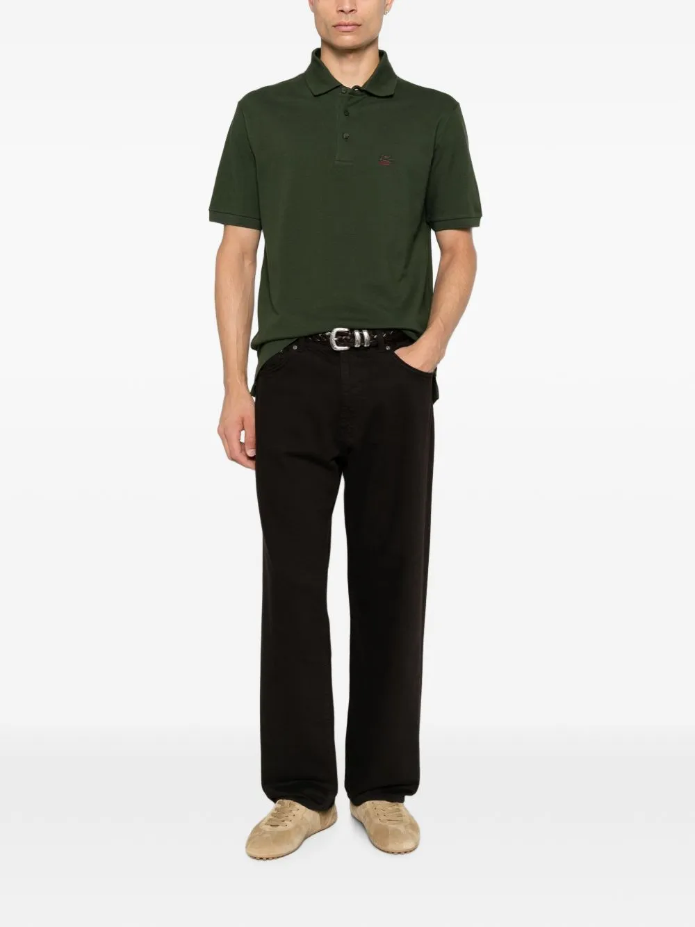 Logo Cotton Polo Shirt sold by Wanan Luxury product image thumbnail 2