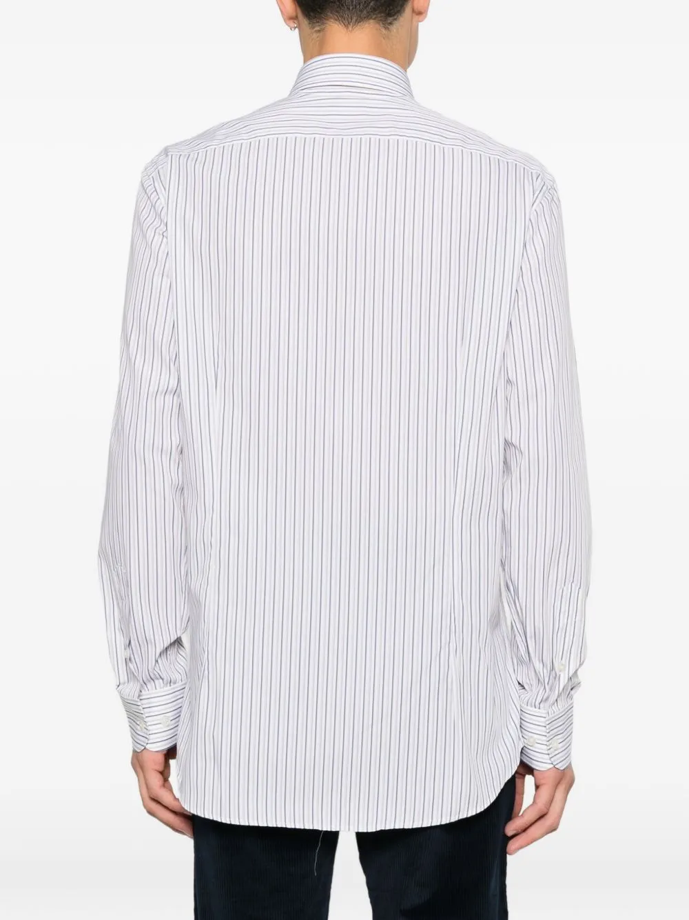 Striped Cotton Shirt sold by Wanan Luxury product image thumbnail 2